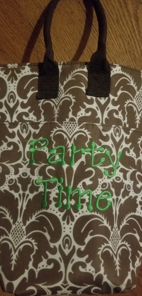Thirty One Gifts Double  Wine insulated  ToteBag
